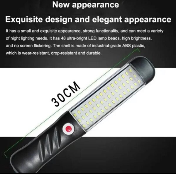 MULTIPURPOSE RECHARGEABLE BRIGHT WORK LIGHT (LED LAMP) 