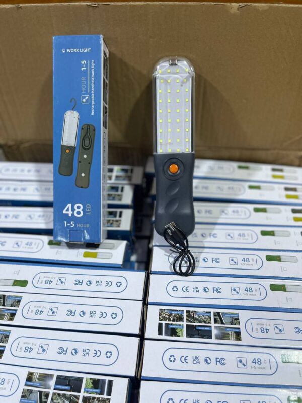 MULTIPURPOSE RECHARGEABLE BRIGHT WORK LIGHT (LED LAMP) 