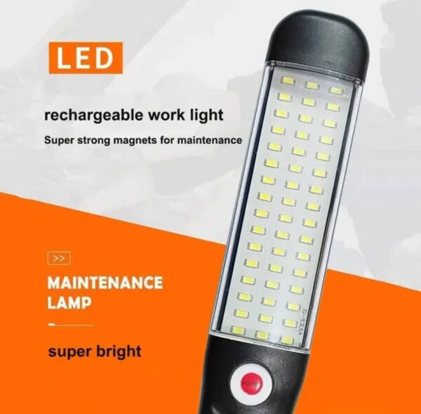 MULTIPURPOSE RECHARGEABLE BRIGHT WORK LIGHT (LED LAMP) 