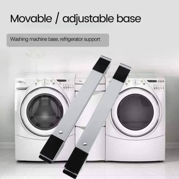 MOVABLE ADJUSTABLE TELESCOPIC FRIDGE/WASHING MACHINE STAND WHEEL