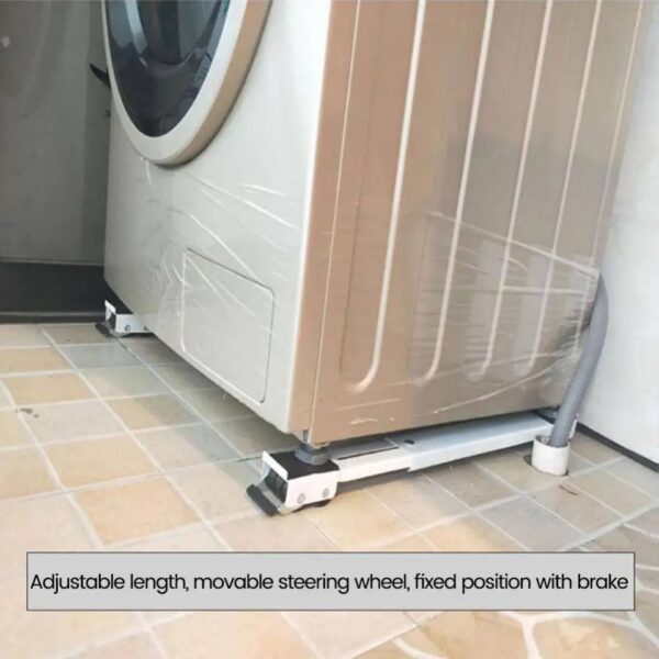 MOVABLE ADJUSTABLE TELESCOPIC FRIDGE/WASHING MACHINE STAND WHEEL