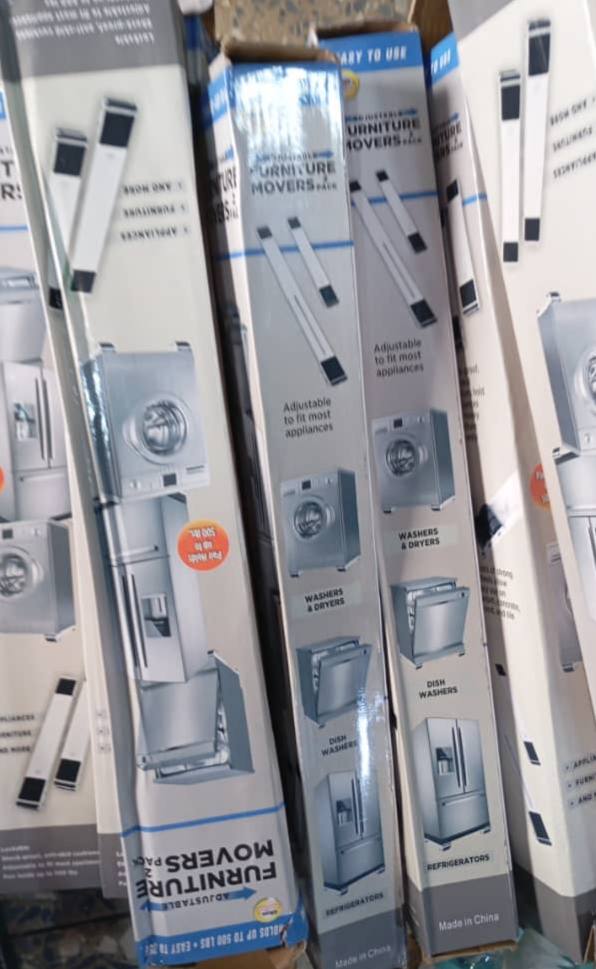 MOVABLE ADJUSTABLE TELESCOPIC FRIDGE/WASHING MACHINE STAND WHEEL