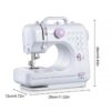 STANDARD  MULTIFUNCTIONAL BATTERY-OPERATED & ELECTRIC HOUSEHOLD TABLETOP SEWING MACHINE