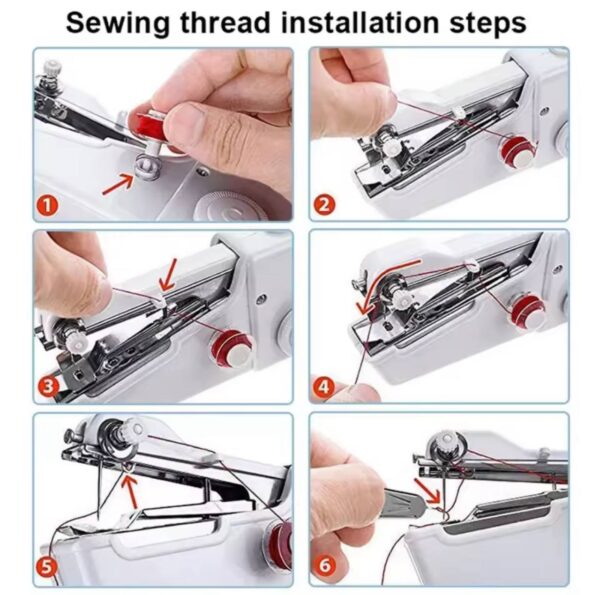 BATTERY-OPERATED HANDHELD SEWING MACHINE (HANDY STITCHES) 