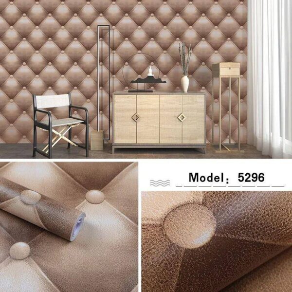 PVC EUROPEAN DESIGN SELF-ADHESIVE WATERPROOF WALLPAPER -  MODEL 5296
