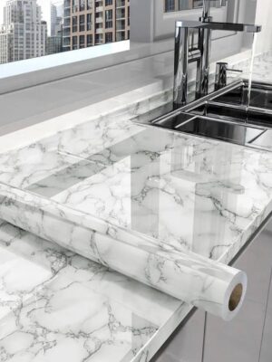3D MARBLE DESIGN MULTIFUNCTIONAL KITCHEN/WARDROBE WALLPAPER/STICKER- DESIGN MI754