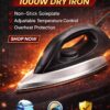 SILVER LOVE 1000W HIGH QUALITY DRY IRON