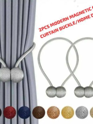 2PCS MODERN SIMPLE CURTAIN MAGNETIC CLIP BUCKLE/HOME DECOR