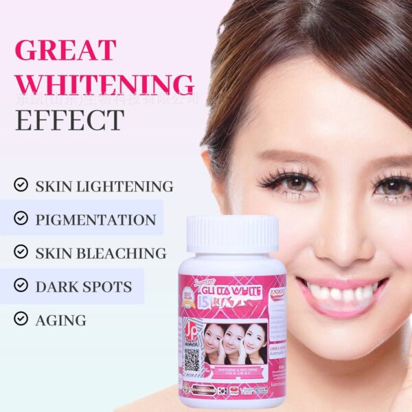 GLUTA WHITE 1500000 MG SKIN WHITENING & ANTI AGING CAPSULES (90 CAPSULES)