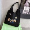 BOOM FASHION LARGE CAPACITY THICK TOTE SHOPPING BAG (Without Zipper)