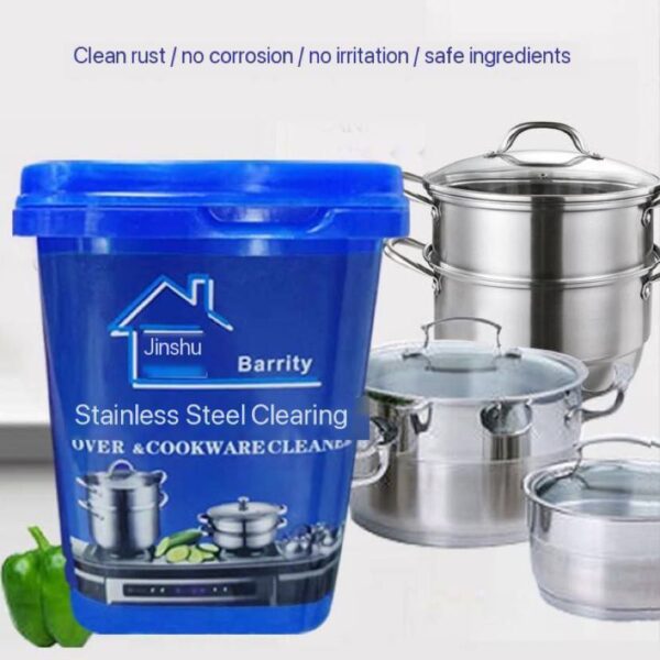 CLEANER BEAUTY OVEN AND COOKWARE STAINLESS STEEL/TOILET CLEANER PASTE (500G)