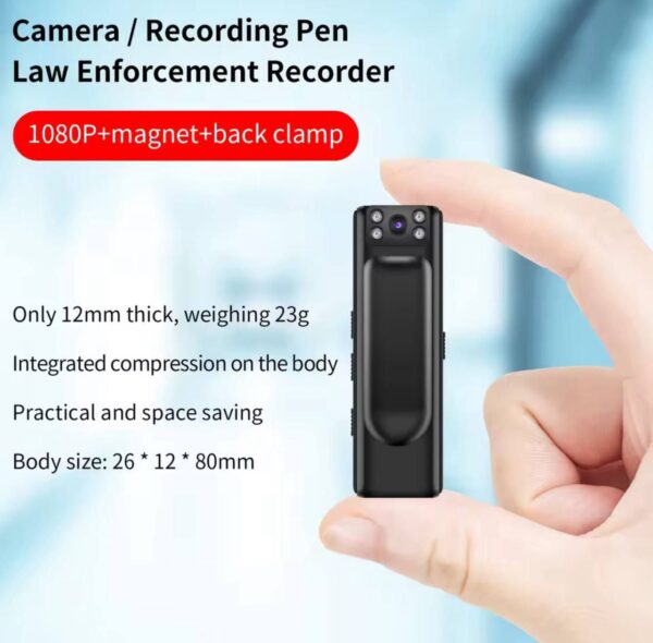 HD POTABLE  BODY AUDIO VIDEO SURVEILLANCE CAMERA