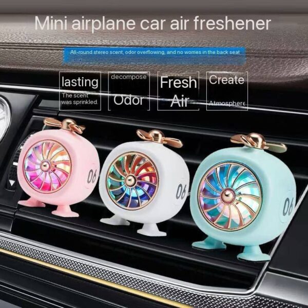1PC MINI HELICOPTER CAR/HOME AMBIENT LIGHT AROMATHERAPY  - CAR AIR FRESHENER