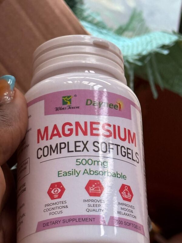 MAGNESIUM COMPLEX SOFTGELS FOR BONES/IMMUNITY/CARDIOVASCULAR HEALTH