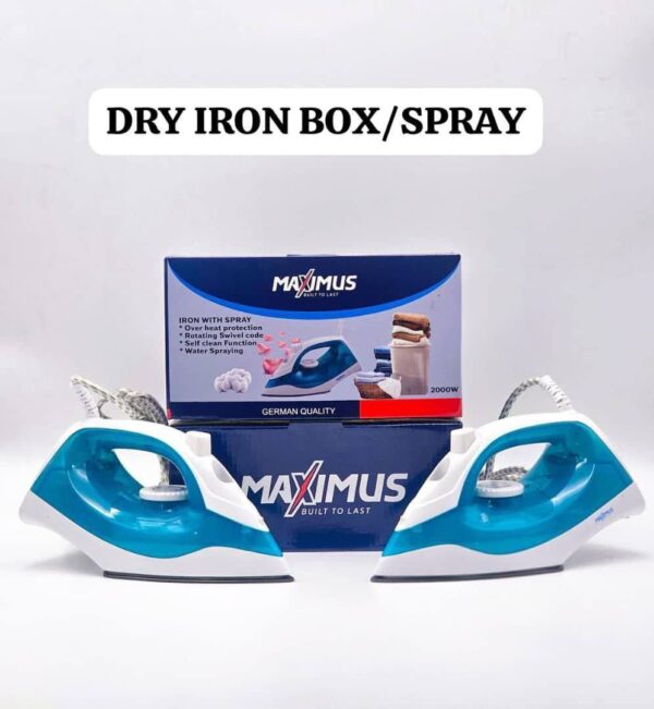 2400W MAXIMUS ELECTRIC STEAM IRON (PRESSING IRON