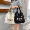 BOOM FASHION LARGE CAPACITY THICK TOTE SHOPPING BAG (Without Zipper)