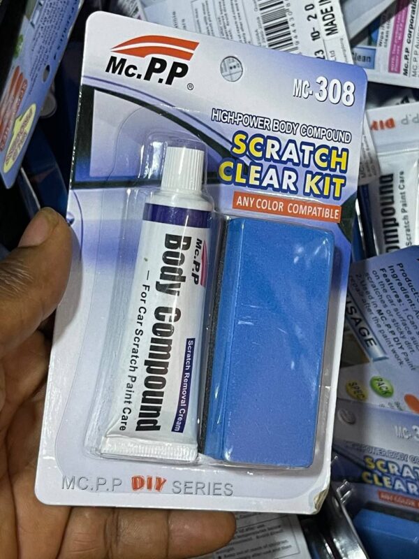 BODY COMPOUND CAR SCRATCH CLEAR KIT (SUPERB AUTO MENDING PASTE)