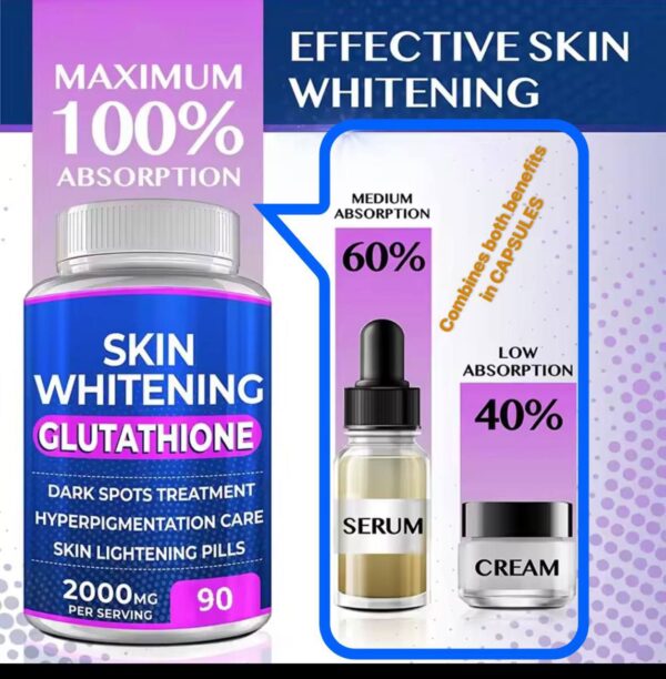 WINS JOWN SKIN WHITENING GLUTATHIONE VEGAN 🌱 CAPSULES (90 CAPSULES
