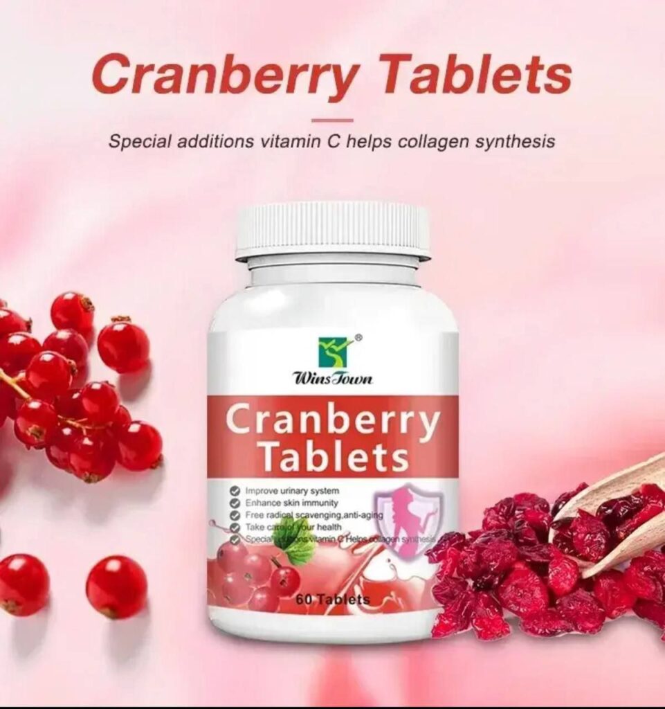 CRANBERRY TABLETS FOR ENHANCED NUTRIENT/IMMUNITY/BEAUTY (60 TABLETS)