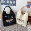 BOOM FASHION LARGE CAPACITY THICK TOTE SHOPPING BAG (Without Zipper)