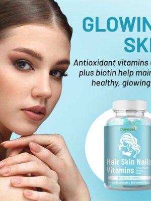 HAIR/SKIN/NAILS GUMMIES with BIOTIN, COLLAGEN & VITAMIN C&E (60pcs gummies in a bottles)