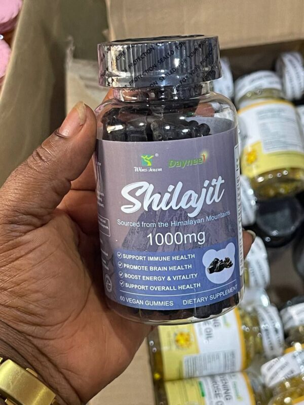DAYNEE SHILAJIT OVERALL HEALTH THERAPY 1000MG - Sourced from the HIMALAYAN MOUNTAINS - (60 VEGANS GUMMIES)
