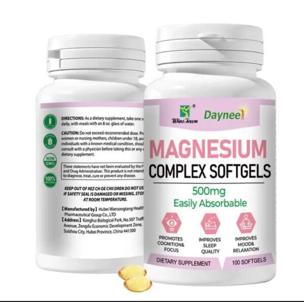 MAGNESIUM COMPLEX SOFTGELS FOR BONES/IMMUNITY/CARDIOVASCULAR HEALTH