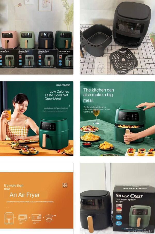 photo_4_2026-01-11_14-03-57 8L SILVER CREST MULTIFUNCTIONAL OIL-FREE (TOUCH SCREEN) ELECTRIC AIR FRYER