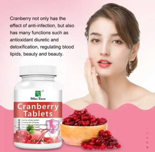 CRANBERRY TABLETS FOR ENHANCED NUTRIENT/IMMUNITY/BEAUTY (60 TABLETS)
