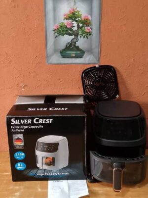 8L SILVER CREST MULTIFUNCTIONAL OIL-FREE (TOUCH SCREEN) ELECTRIC AIR FRYER