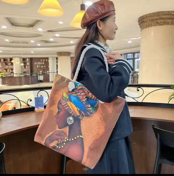 photo_5_2026-01-11_14-36-05 HOPPY LARGE CAPACITY COLOUR ILLUSTRATION PATTERN FASHIONABLE TOTE BAG - DESIGN 003