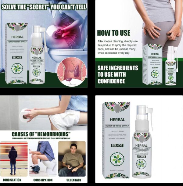 EELHOE HERBAL HEMORRHOID SPRAY