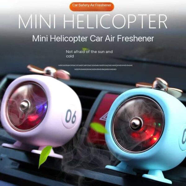 1PC MINI HELICOPTER CAR/HOME AMBIENT LIGHT AROMATHERAPY  - CAR AIR FRESHENER