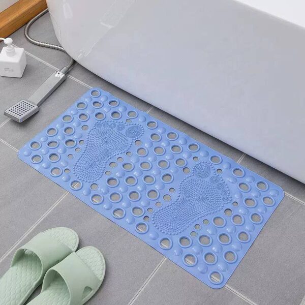 VAGUE ENVIRONMENTAL SILICON ANTI-SLIP/FOOT SCRUB BATHROOM MAT