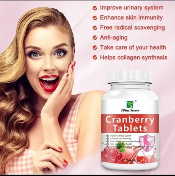 CRANBERRY TABLETS FOR ENHANCED NUTRIENT/IMMUNITY/BEAUTY (60 TABLETS)