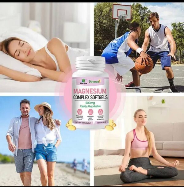 MAGNESIUM COMPLEX SOFTGELS FOR BONES/IMMUNITY/CARDIOVASCULAR HEALTH