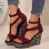 Summer Wedge-shaped women's thick soled sandals