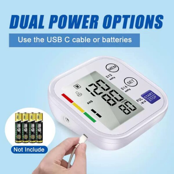 BATTERY/ELECTRIC OPERATED SUPER ARM STYLE BLOOD PRESSURE MONITOR (BP05)