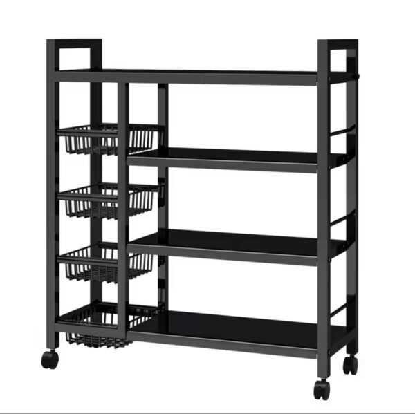 DUAL STRUCTURE MULTI-LAYERS MULTIPURPOSE STEEL STORAGE SHELF/ORGANIZER/RACK