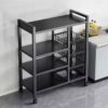 DUAL STRUCTURE MULTI-LAYERS MULTIPURPOSE STEEL STORAGE SHELF/ORGANIZER/RACK