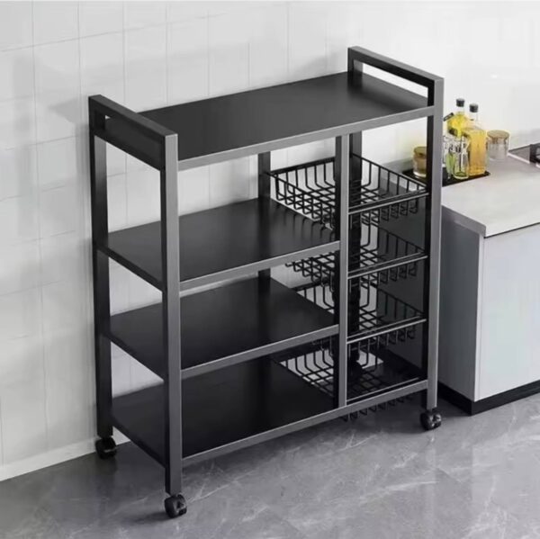 DUAL STRUCTURE MULTI-LAYERS MULTIPURPOSE STEEL STORAGE SHELF/ORGANIZER/RACK