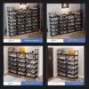 EXOTIC THICKENING STEEL EASY ASSEMBLY DIY MULTIPLE-LAYERS SHOE RACK