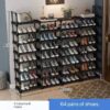 EXOTIC THICKENING STEEL EASY ASSEMBLY DIY MULTIPLE-LAYERS SHOE RACK