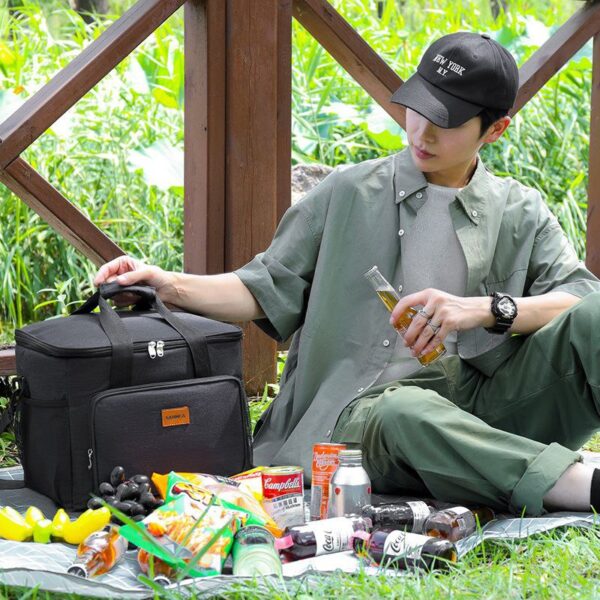 Sannea black 11-liter lunch bag