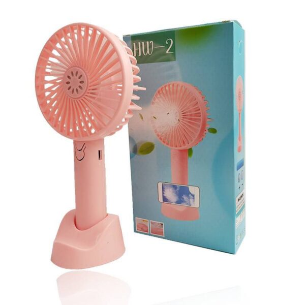 RECHARGEABLE MINI TABLE/HAND FAN WITH STAND - BEST QUALITY