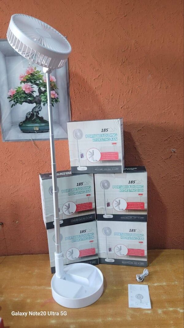 IMG_20260209_201624_621 RETRACTABLE SPEEDY BLADES RECHARGEABLE TABLETOP FAN - TELESCOPIC FOLDING FAN