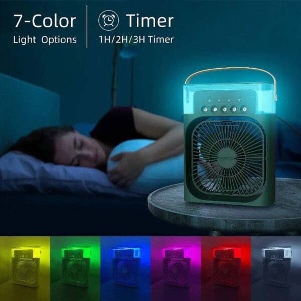 HIGH QUALITY MIST FAN WTH COLOUR CHANGING LED LIGHT