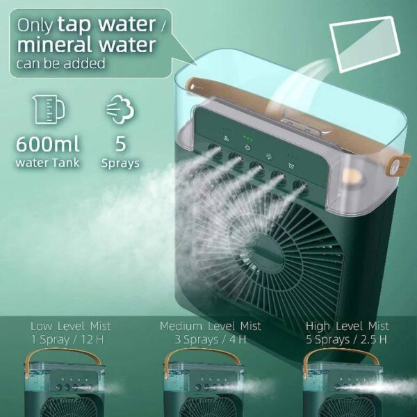 HIGH QUALITY MIST FAN WTH COLOUR CHANGING LED LIGHT