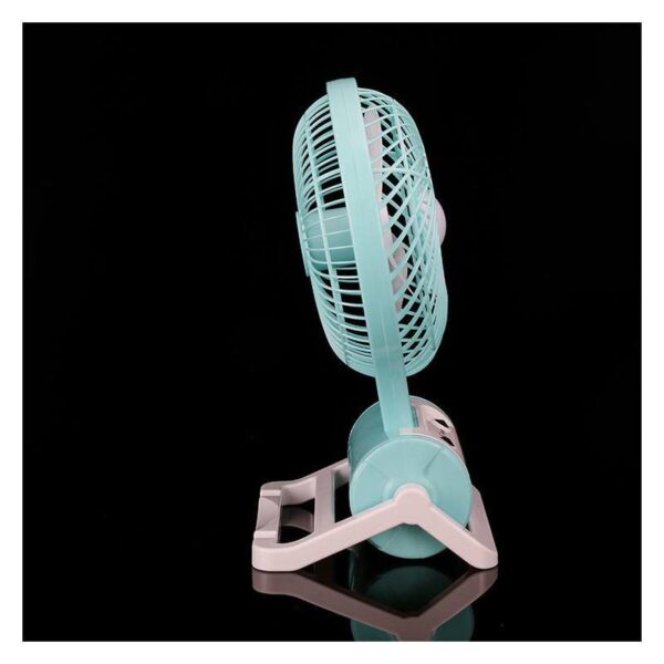 RECHARGEABLE PORTABLE LED LIGHT WITH MINI FAN (JR - 5588)