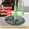 WET & DRY HANDHELD LONG MICROFIBER FLOOR MOP